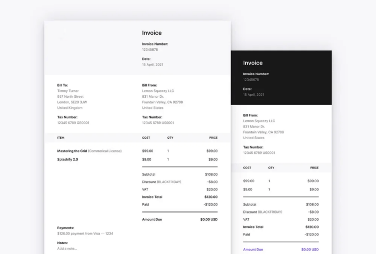 Generate Tax Compliant Invoices